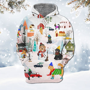 Labradoodle-Winter Holiday Hoodie