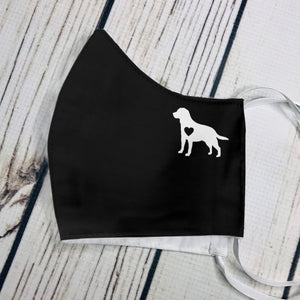 Labrador Retriever Heart EZ07 2707 Face Mask