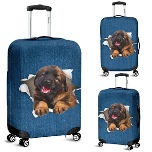Leonberger-Torn Paper Luggage Covers