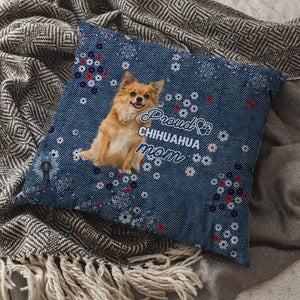 Long Hair Chihuahua Pround Mom-Pillow Case