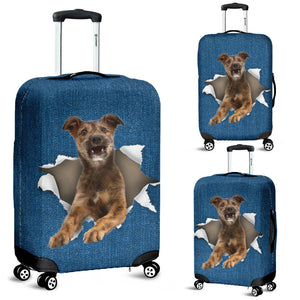 Lurcher-Torn Paper Luggage Covers