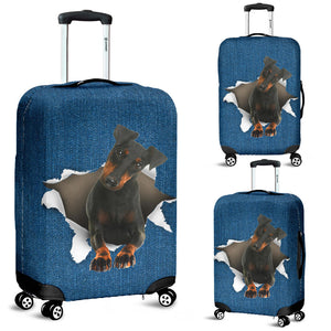 Manchester Terrier-Torn Paper Luggage Covers