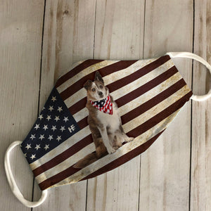 Mutt American Flag EZ03 1105 Face Mask