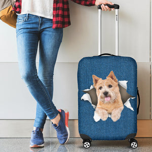 Norwich Terrier-Torn Paper Luggage Covers