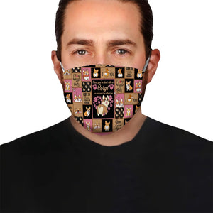 ONCE YOU'VE LIVED WITH A CORGI DOG EZ15 3007 Face Mask