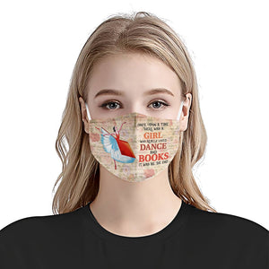 Once Upon A Time Dance And Books EZ07 1208 Face Mask
