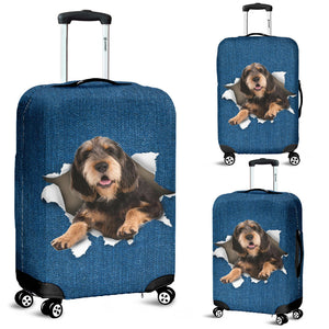 Otterhound-Torn Paper Luggage Covers