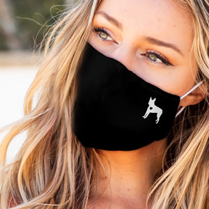 Boston Terrier Heart EZ07 2707 Face Mask