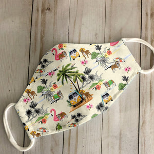 Pit Bull Hawaii Beach EZ07 2207 Face Mask