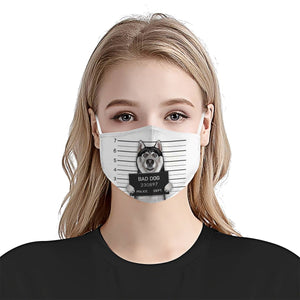 Premium Police Mugshot Husky EZ05 1604 Face Mask