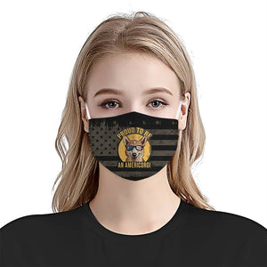 Proud to be an AmeriCorgi EZ17 2905 Face Mask