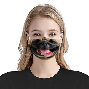 Pug Smile EZ06 1304 Face Mask