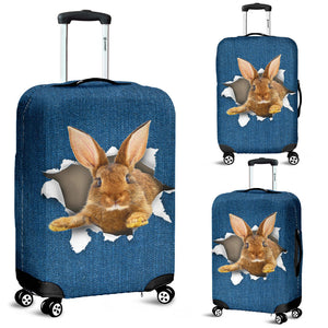 Rabbit-Torn Paper Luggage Covers