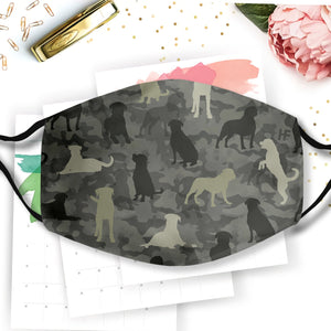 Rottweiler Camo EZ07 0608 Face Mask