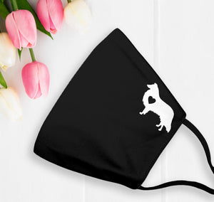 Rough Collie Heart EZ07 2008 Face Mask