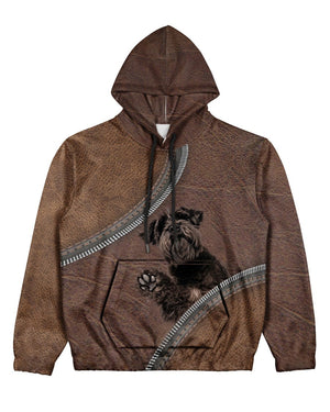 Schnauzer-Never Walk Alone Hoodie