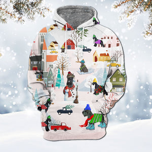 Schnauzer-Winter Holiday Hoodie