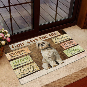 Shih Tzu2 God Says You Are Doormat
