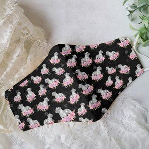Premium Staffordshire Bull Terrier Pink Floral EZ09 0807 Face Mask