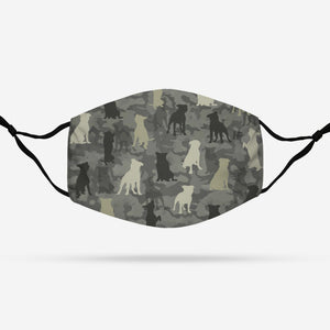 Staffordshire Bull Terrier Camo EZ07 0608 Face Mask