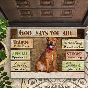 Staffordshire Bull Terrier God Says You Are Doormat