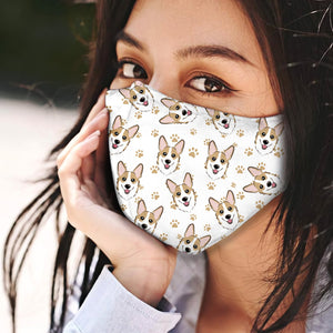 Welsh Corgi Pattern EZ01 Face Mask