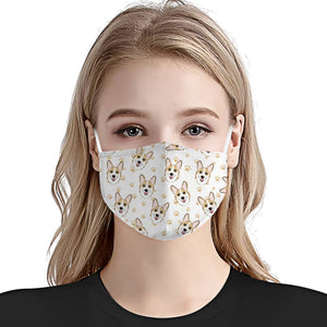 Welsh Corgi Pattern EZ01 Face Mask