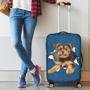 Yorkshire Terrier 2-Torn Paper Luggage Covers