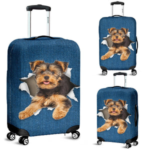 Yorkshire Terrier 2-Torn Paper Luggage Covers