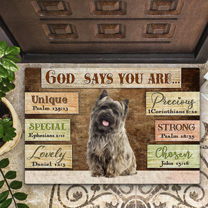 Cairn Terrier God Says You Are Doormat