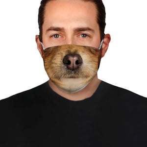 Chihuahua Face EZ01 Face Mask