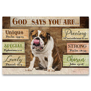 English Bulldog1 God Says You Are Doormat