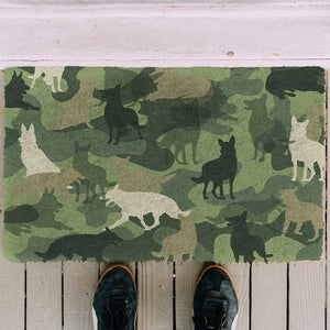 Bugybox 3D German Shepherd Camo Doormat