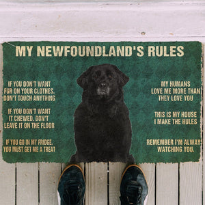 Bugybox 3D Newfoundland's Rules Doormat