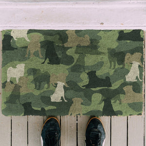 Bugybox 3D Pug Camo Doormat