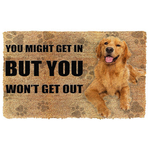 Bugybox 3D You Might Get In Golden Retriever Doormat