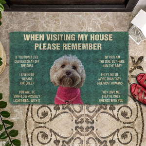 Bugybox 3D Please Remember Dog Doormat