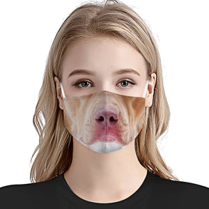 Pit Bull Face EZ01 Face Mask