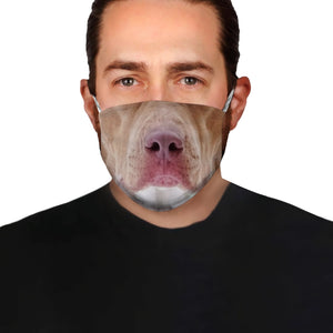 Pit Bull Face EZ01 Face Mask