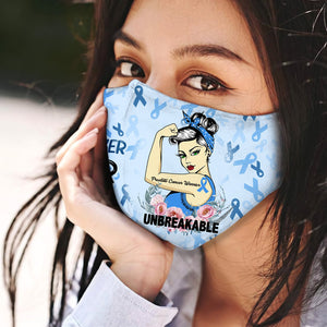 Prostate Cancer Awareness Unbreakable EZ01 Face Mask
