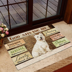 West Highland White Terrier God Says You Are Doormat