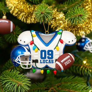 Personalized Gifts For American Football Lovers Christmas Acrylic Ornament