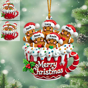 Merry Christmas - Personalized Family Ornament