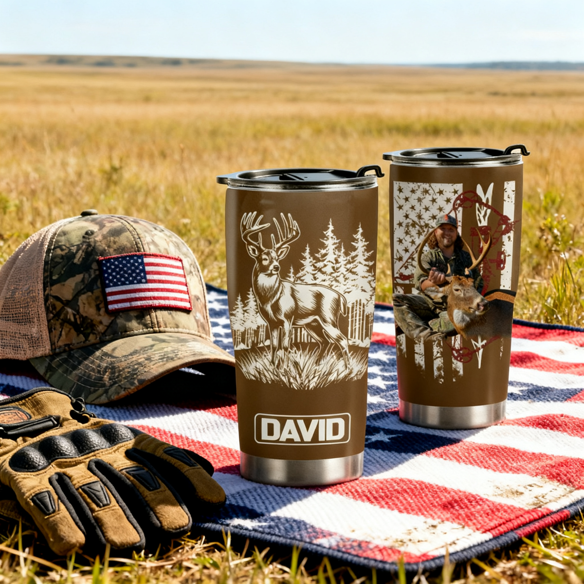 Personalized Hunting Tumbler Gifts for Hunter