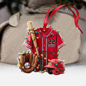 Baseball Life - Personalized Baseball Ornament
