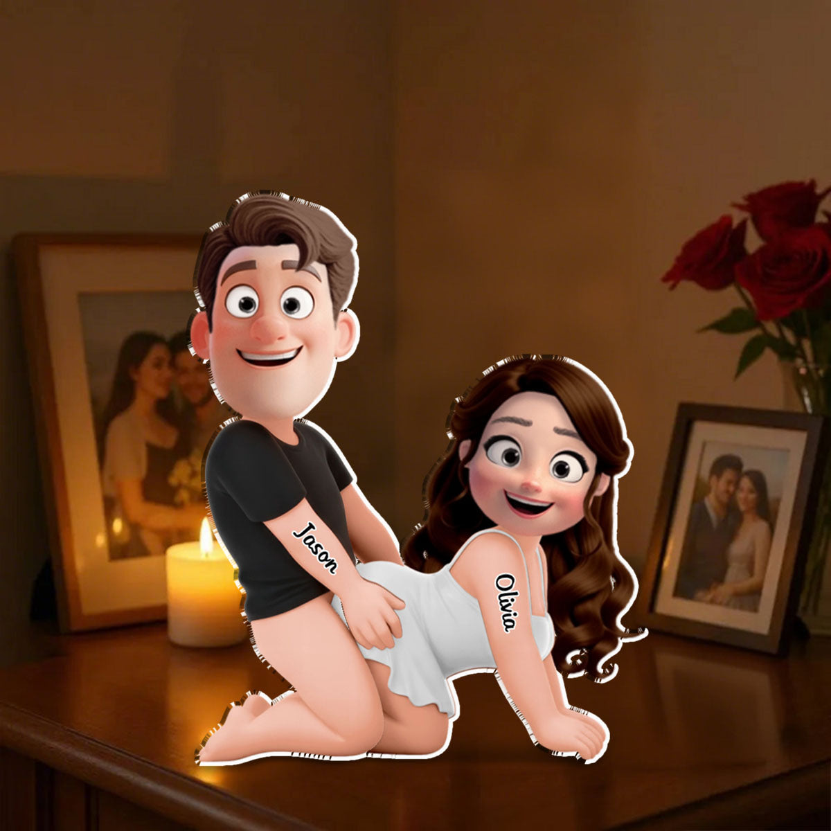 Naughty Personalized Couple Plaque - Gifts For Couple