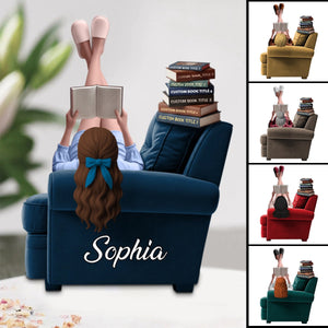 Personalized Book Lover Gift - Custom Acrylic Plaque for Chill Girls Who Love to Read