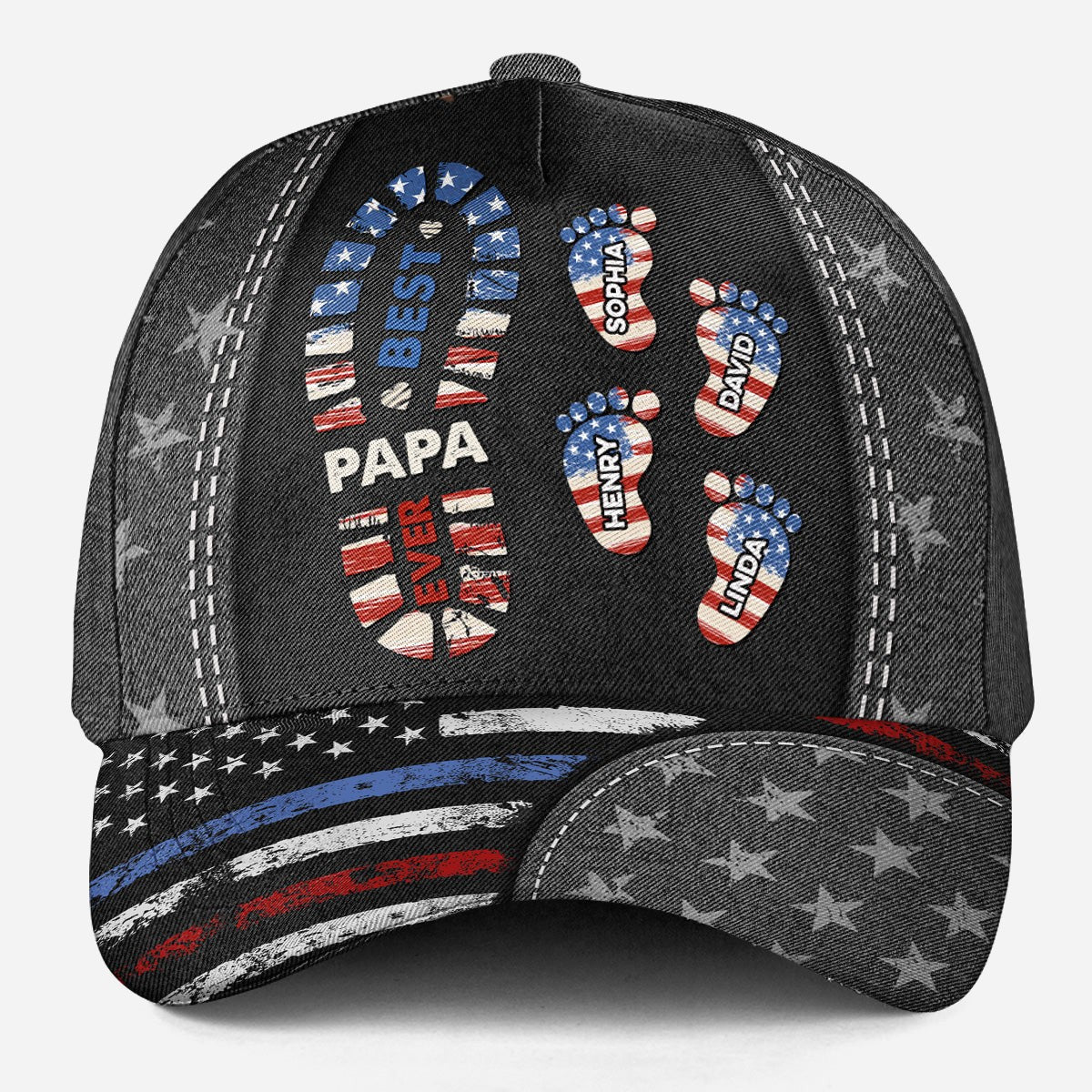Best Dad Ever - Personalized Custom Classic Cap Gift For Father