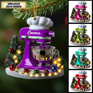 Love Baking Christmas – Personalized Custom Name Baker Ornament