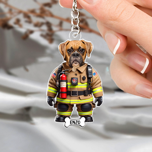 Personalized Photo Cute Dog Cat Acrylic Keychain Gift For Dog Lovers Cat Lovers